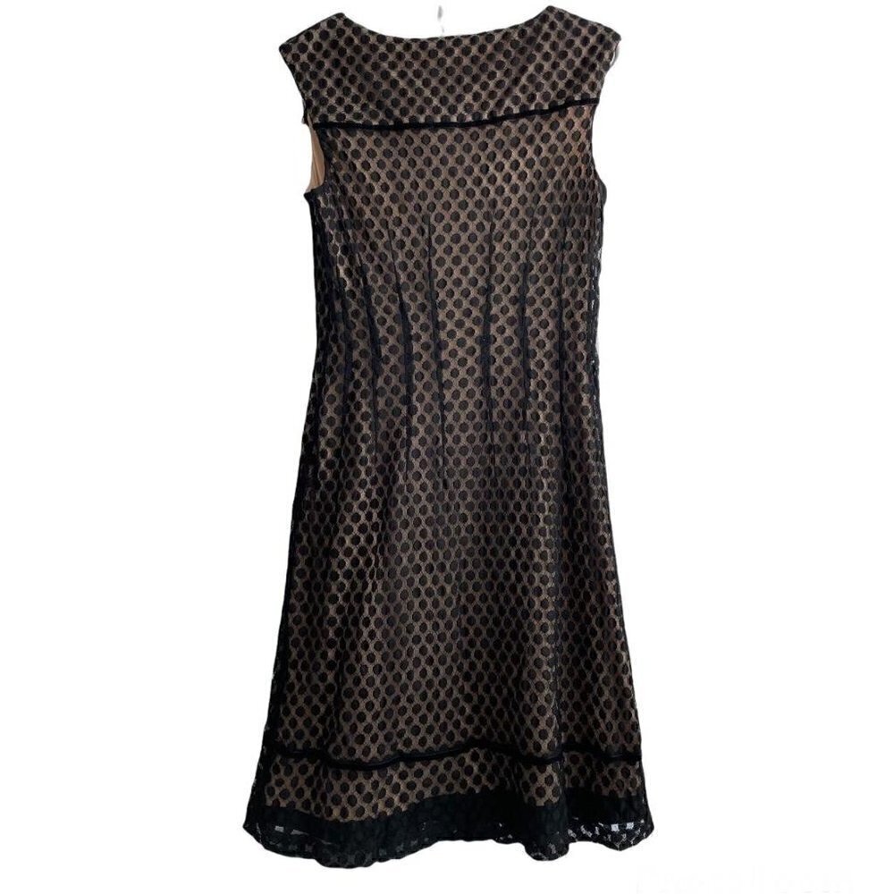 Adrianna PAPELL Sleeveless Dot Lace Shift Dress size US 8 - Picture 6 of 9